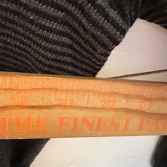 VTG POLO RALPH LAUREN M 100% Italian Wool grey striped woman turtleneck gorpcore - Picture 10 of 13